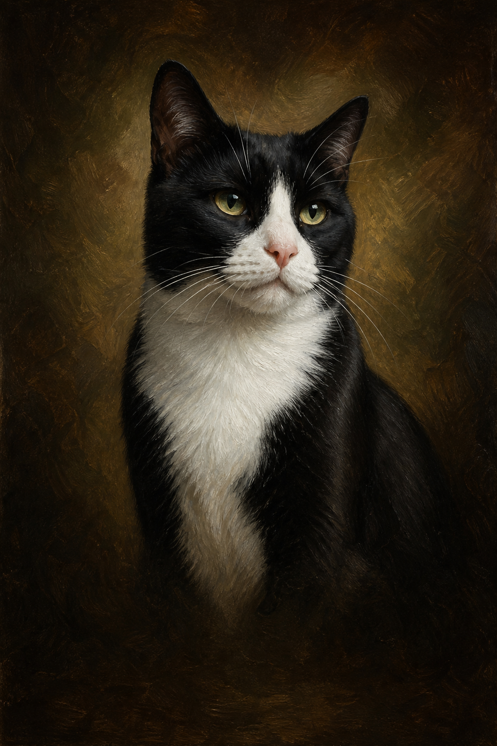 Classic oil painting demo sample